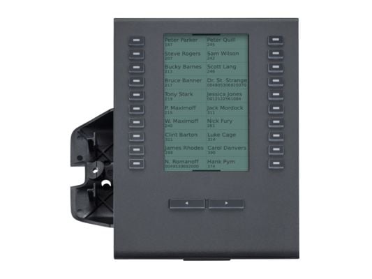 Auerswald COMfortel D-XT20i - Tastutvidelsesmodul for VoIP-telefon - svart - for COMfortel D-210, D-400, D-600