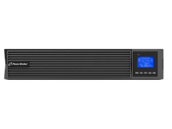 PowerWalker VFI 2000 ICR IoT - UPS (rackmonterbar/ekstern) - AC 160-300 V - 2000 watt - 2000 VA - 7 Ah - RS-232, USB