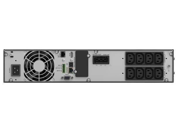 PowerWalker VFI 2000 ICR IoT - UPS (rackmonterbar/ekstern) - AC 160-300 V - 2000 watt - 2000 VA - 7 Ah - RS-232, USB