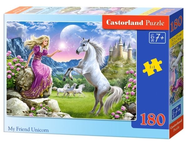 Castorland Puzzle Min enhjørning venn 180 brikker (018024)