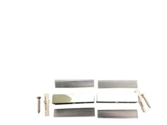 Vetro Bundstøtte - Vetro Bundstøtte til Fast Brusevæg. 60x15x15 mm. 3 mm Luft