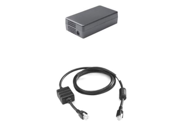 Zebra 4-Slot Charge Only Non-Locking Cradle - Håndholdt ladestativ + strømadapter - utgangskontakter: 4 - 19" - for Zebra EC50, EC55