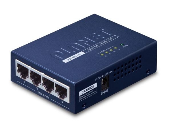 PLANET HPOE-460, Power over Ethernet -tuki, Seinäkiinnitteinen
