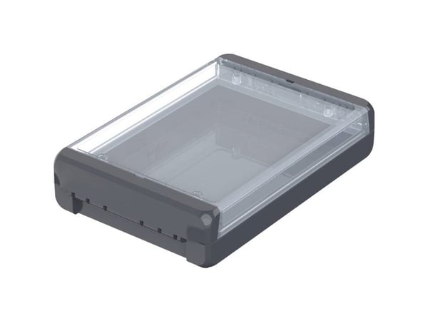 Bopla B 181304 PC-V0-G-7024 Bocube Gehäuse 96024244 Universalkabinet 191 x 125 x 40 Polykarbonaatti Grafitgrå (RAL 7024) 1 stk
