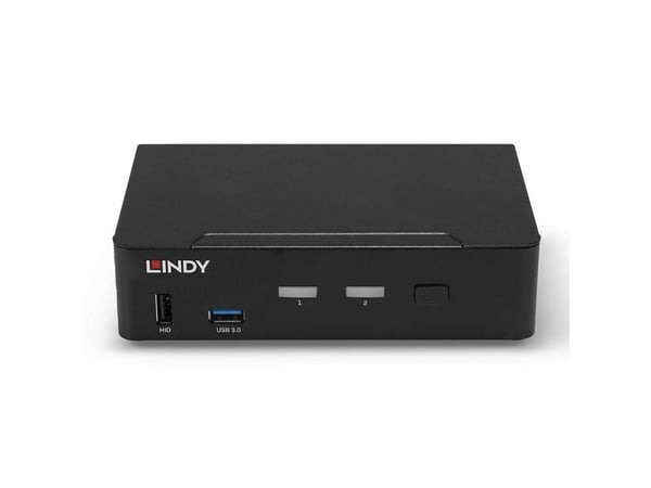 Lindy 39312, 7680 x 4320 piksler, 4K Ultra HD, Svart