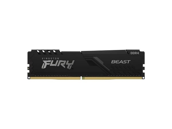 Kingston FURY Beast - DDR4 - modul - 16 GB - DIMM 288-pin - 3600 MHz / PC4-28800 - CL18 - 1.35 V - ikke-bufret - ikke-ECC - svart