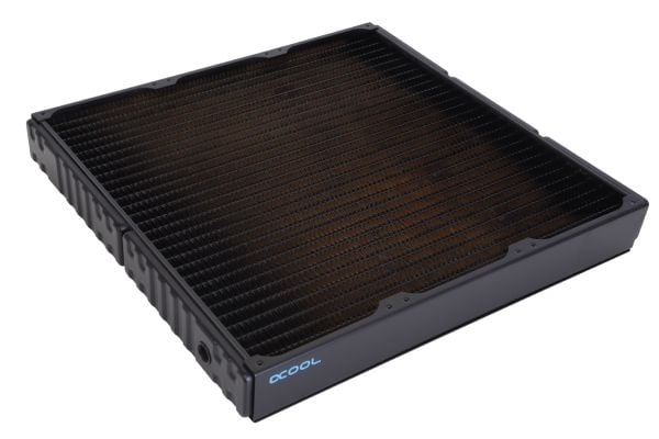 Alphacool NexXxoS XT45, Radiatorblokk, Kobber (Cu), Stål, Sort, 1/4", 0,8 stang, CE, FC, RoHS