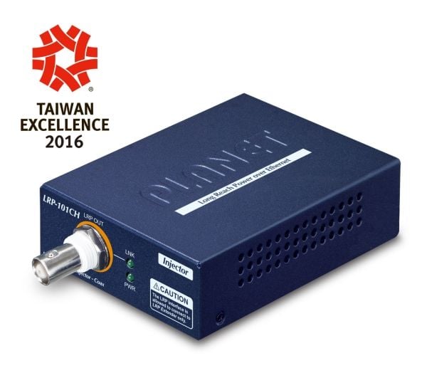 PLANET LRP-101CH, Power over Ethernet -tuki, Seinäkiinnitteinen