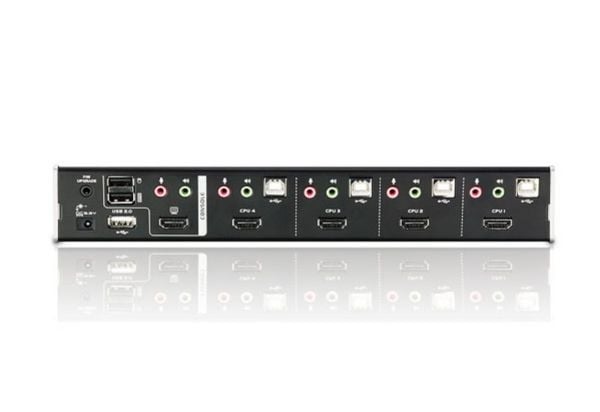 ATEN CubiQ CS1794 USB 2.0 HDMI KVMP Switch - KVM / lyd / USB-svitsj - 4 x KVM/lyd/USB - 1 lokalbruker - stasjonær