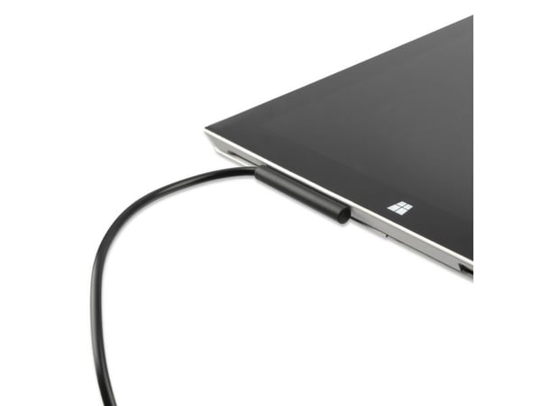 4smarts 468683, Synkroniserings-/ladekabel, Microsoft, Surface Pro 6 Pro 5 Pro 4 Pro 3, Surface Book, Surface Go, Surface Laptop, Svart, 1 m, 20 g