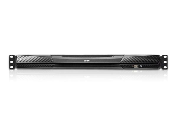 ATEN KL1508AM - KVM-konsoll med KVM-svitsj - 8 porter - PS/2, USB - 17" - kan monteres i rack - 1280 x 1024 @ 75 Hz - VGA - 1U
