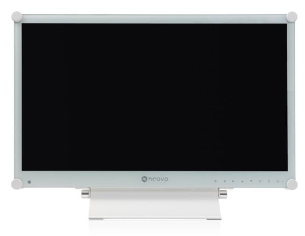 AG Neovo X-22E - LED-skärm - 21.5" - 1920 x 1080 Full HD (1080p) - TN - 250 cd/m² - 3 ms - HDMI, DVI-D, VGA, DisplayPort - högtalare - vit