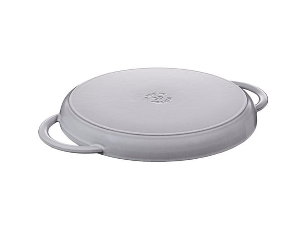 STAUB - Grillpanne - 30 cm - rund - grafittgrå