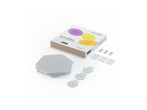 Nanoleaf Shapes Expansion pack - Trådløst lyssett - LED x 3 - 16 millioner farger - 1200-6500 K - sekskant