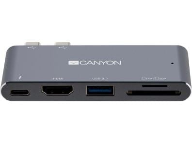 Canyon CNS-TDS05DG - Dokkingstasjon - USB-C - 5-spors - HDMI