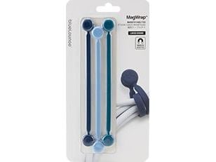 Bluelounge MagWrap, Avattava johdinside, Sininen, 2 pää(t), 19,1 cm, 4 kpl