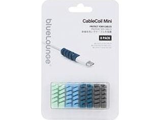 Bluelounge CableCoil Mini, Blå, 8 styck, 34,9 mm