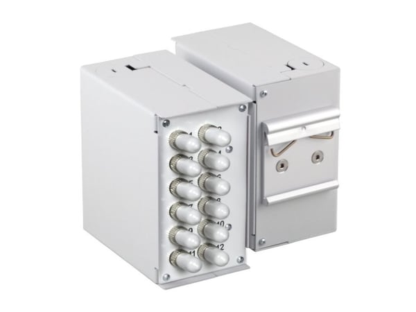 EFB EFB 53705.3v2b EFB Frontpanel for DIN-skinnebryter EFB 53705.1v3, 6x SC Simp/LC Dupl