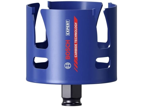 Bosch Expert Construction Material - Hole saw - for murstein, kartong, bløtt tre, plast forsterket med glassfiber, soft tile - 83 mm