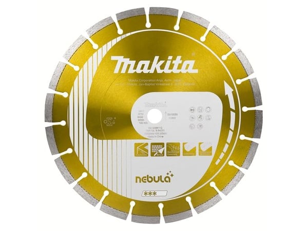 Makita Nebula - Skärskiva i diamant - för betong, kalksten, armerad betong, tegel, fine-grained sandstone - 400 mm - för Makita EK8100WS