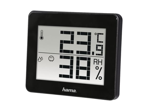 Hama TH-130 - Termohygrometer - digital - svart