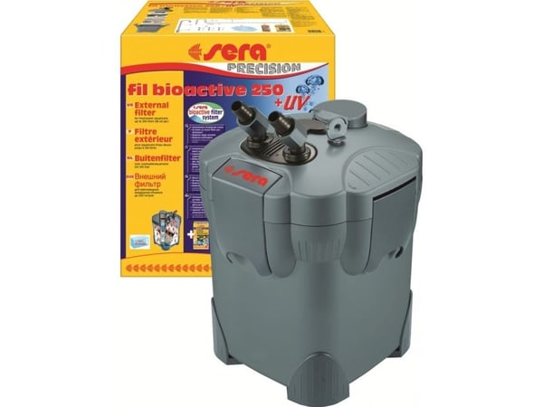 Sera Bioactive ekstern filterfilter 250 med UV-lampe Sera Bioactive ekstern filterfilter 250 med UV-lampe