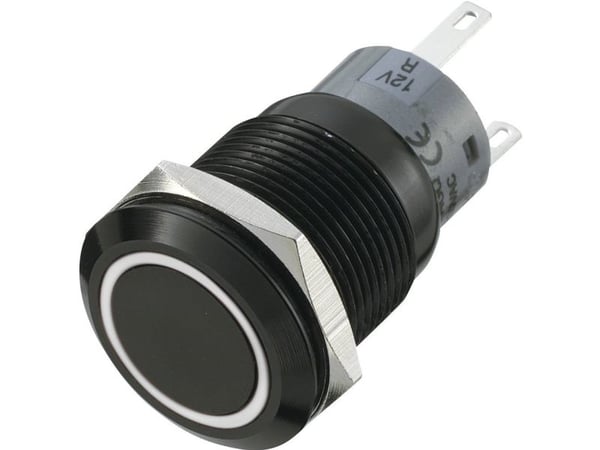 TRU COMPONENTS LAS1-AGQ-11E/R-G Kiinteä painike 250 V/AC 5 A 1 x Pois päältä/(Päälle) Kosketus Punainen, vihreä 1 kpl
