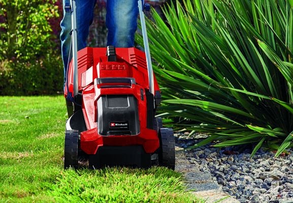 Einhell GE-CM 18/32 Li-Solo, Gressklipper som man spaserer bak, 180 m², 32 cm, 30 cm, 70 cm, 25 l - SOLO