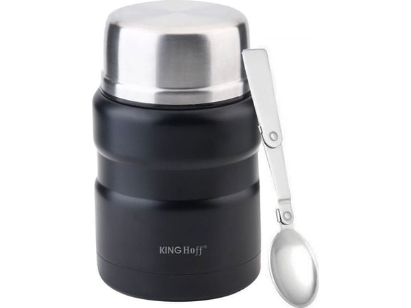KingHoff Lounastermos KH-1459 0,5 l musta