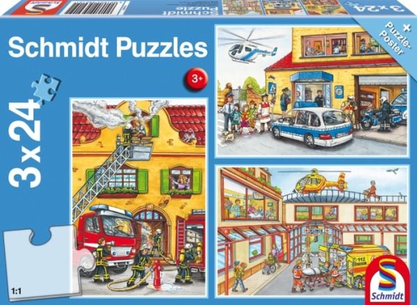 Schmidt Spiele 56215, 24 stk, 3 År