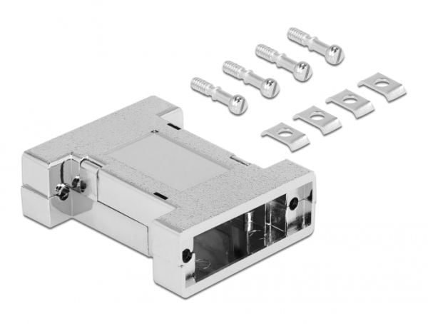 DeLOCK 66814, Cable boot, Hopea, Muovi, 2x D-Sub 15, 1 kpl, 41,1 mm