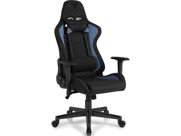 Gaming stol Sense7 Spellcaster stoff Gaming stol, svart-blå