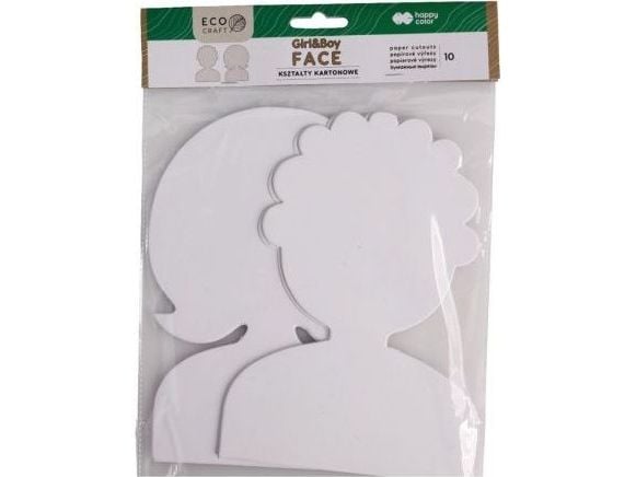 Face 10 stk. pappformer-sett