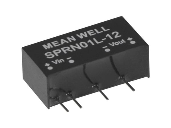 MEAN WELL SPRN01N-05, 22,8 - 26,4 V, 1 W, 5 V, 200 A, RoHS, 4000 stk
