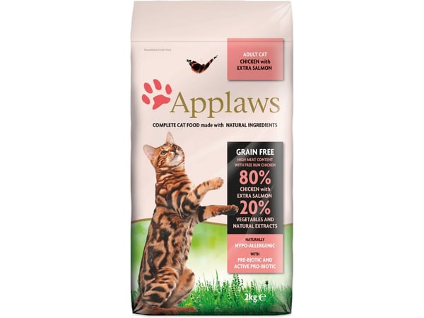 Applaws Adult cat, Alla raser, Kyckling, Lax, 7,5 kg