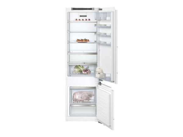 Siemens iQ500 coolEfficiency KI87SADD0 - Kylskåp/frys - bottenfrysskåp - inbyggd - fördjupning - bredd: 56 cm - djup: 55 cm - höjd: 177.5 cm - 270 ...