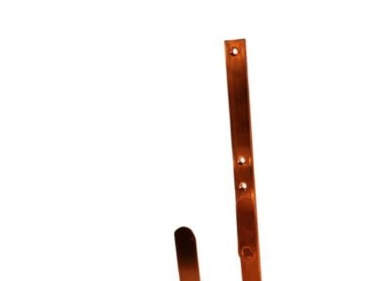Kort rendejern 333 mm kobber - Passer til VM 333 mm 1/4-rund arkitektrende, kobber