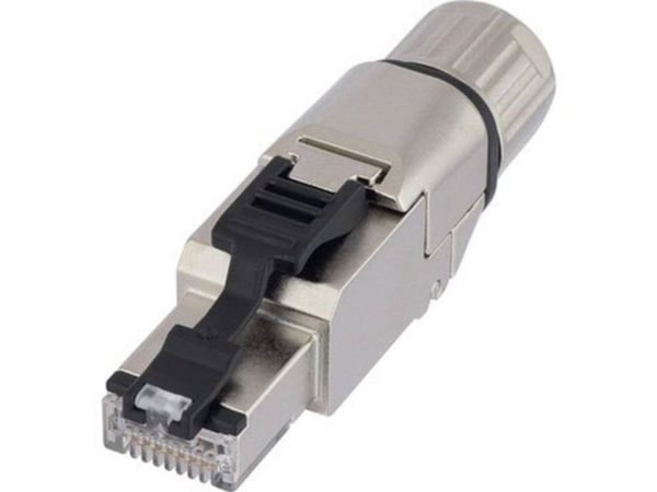 Lapp 21700652, RJ 45, Sort, Rustfritt stål, Hankjønn, Nickel, Cat6a, 0 - 40 °C