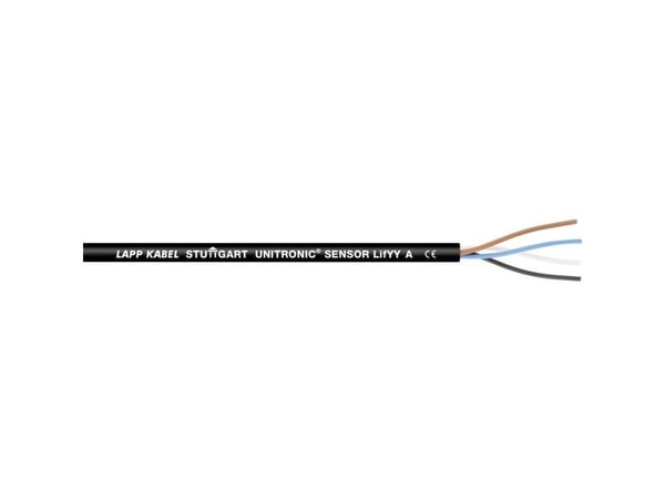 Lapp UNITRONIC SENSOR, 1000 m, Svart, Koppar, Polyvinylklorid (PVC), 300 V, -40 - 80 ° C