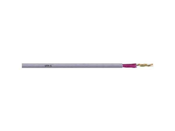 LAPP 2170142-500 nettverkskabel Cat.7 råkabel S/FTP 4 x 2 x 0,13 mm² grå 500 m (2170142-500)