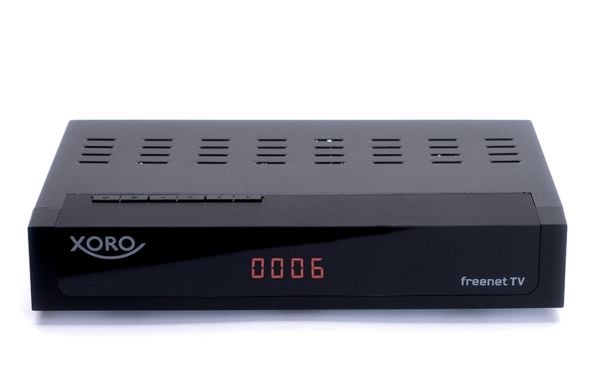 Xoro HRT 8770 TWIN - Digital multimediemottaker - svart