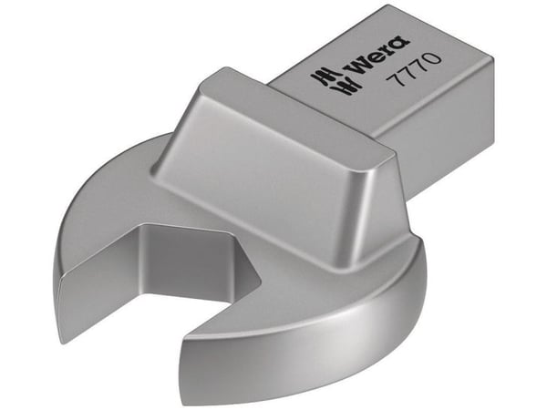 Wera 7770, Torque wrench end fitting, Sølv, 1 stykker, Chromium-Vanadium Steel (Cr-V)