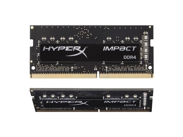 Kingston FURY Impact - DDR4 - sett - 16 GB: 2 x 8 GB - SO DIMM 260-pin - 3200 MT/s / PC4-25600 - CL20 - 1.2 V - ikke-bufret - ikke-ECC - svart