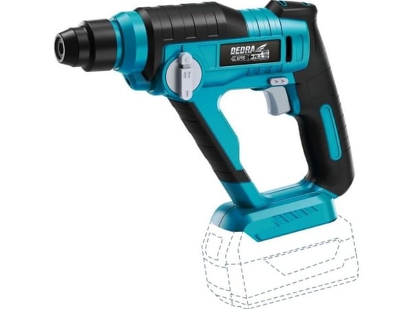 DEDRA hammerbor/slagbormaskin SDS PLUS 18V 1,3J uten batteri. uten lader - SOLO