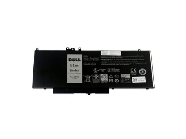 Dell Primary Battery - Kit - batteri til bærbar PC - 4-cellers - 51 Wh - for Latitude E5450, E5550