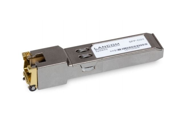 LANCOM SFP-CO1 - SFP (mini-GBIC) transceivermodul - 1GbE - 1000Base-T - RJ-45 (en pakke 10)