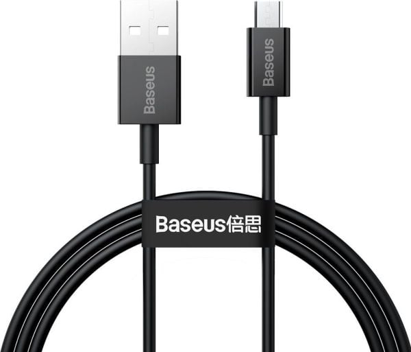Baseus CAMYS-01, Musta, USB A, Micro-USB B, 1 m, Uros, Uros