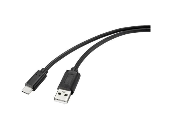 Renkforce RF-4699378, 1 m, USB A, USB C, USB 2.0, 480 Mbit/s, Lajittelu