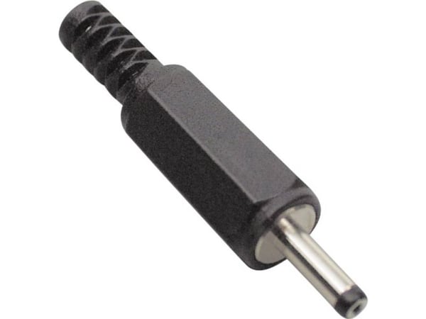 BKL Electronic 072102, low power connector, low power connector 0,70mm / 0,75mm, Sort