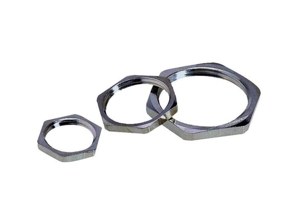 Lapp 52003550, Låsemøtrik, Messing, Nikkeli, PG29, 4,1 cm, 4 mm, 4 mm